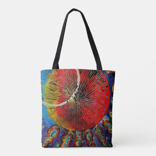 Burst Tote Bag Tasche (Rückseite)