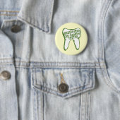 Bürste häufig für gesunde Zähne Button (Beispiel)