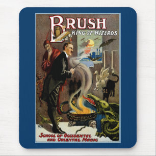 Bürste ~ König der Zauberer Mousepad
