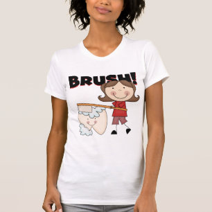 BÜRSTE - Mädchen mit Zahn-T-Shirts und Geschenke T-Shirt