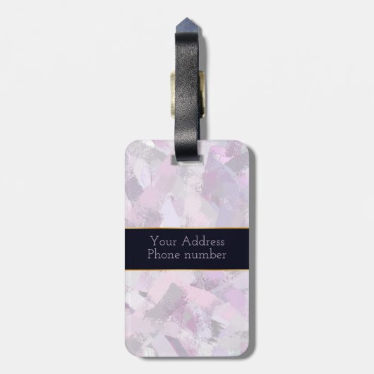 Bürste streicht abstrakte Beschaffenheit Gepäckanhänger (Rückseite vertikal)