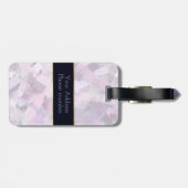 Bürste streicht abstrakte Beschaffenheit Gepäckanhänger (Rückseite horizontal)