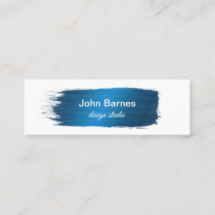 Bürste streicht Beschaffenheit. Text Mini Visitenkarte