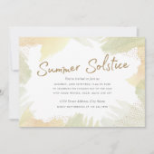 Bürste streicht Sommer-Sonnenwende einladen Einladung (Vorderseite)