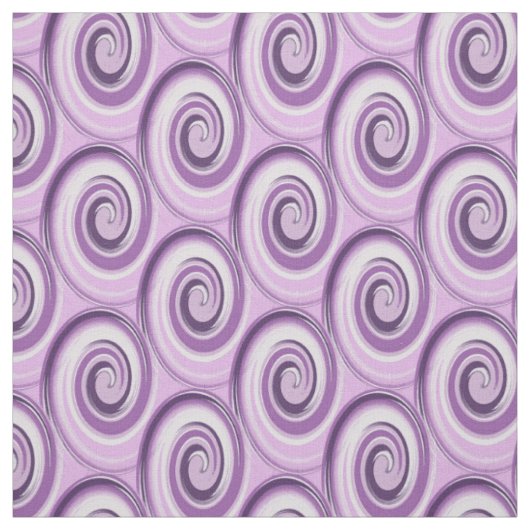 Bürste streicht violetten Strudel Stoff (Muster)