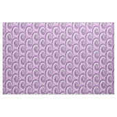 Bürste streicht violetten Strudel Stoff (Fat Quarter (45,7 x 55,9 cm))