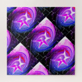 Bursten der Weihnachtsstil-Kunst Puzzle (Horizontal)