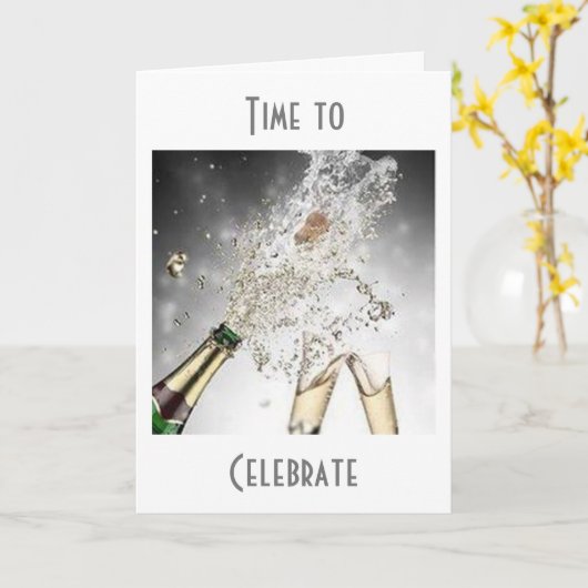 BURSTEN MIT JOY=GLÜCKWÜNSCHE BEI DER ERSTATTUNG KARTE (Gelbe Blume)