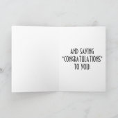 BURSTEN MIT JOY=GLÜCKWÜNSCHEN MIT CHAMPAGNE KARTE (Innenseite)