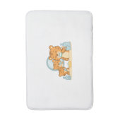 Bürsten Tiger - Niedlicher Morgenablauf Badematte (Vorderseite Vertikal)