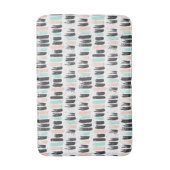 Bürsten u. Tinten-Anschlag-Muster Badematte (Vorderseite Vertikal)