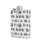 Bürsten u. Tinten-Anschlag-Muster Flachmann (Links)