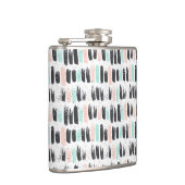 Bürsten u. Tinten-Anschlag-Muster Flachmann (Rechts)