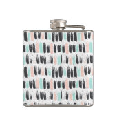 Bürsten u. Tinten-Anschlag-Muster Flachmann (Rückseite)