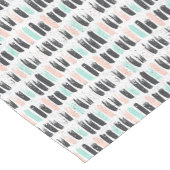 Bürsten u. Tinten-Anschlag-Muster Kurzer Tischläufer (Ecke)