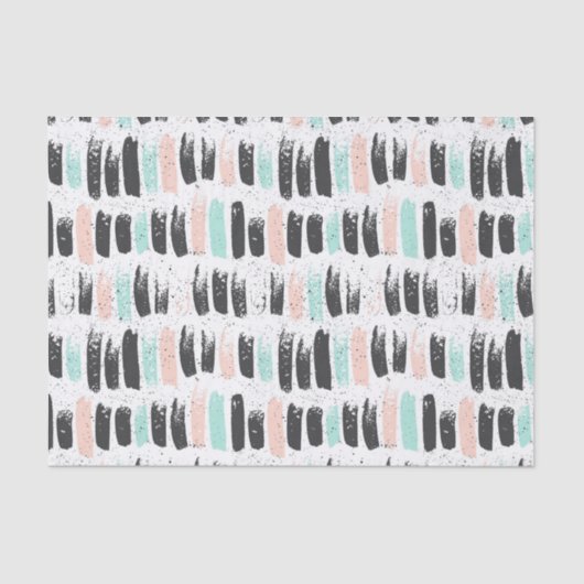 Bürsten u. Tinten-Anschlag-Muster Seidenpapier (Vorderseite)