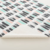 Bürsten u. Tinten-Anschlag-Muster Sherpadecke (3/4)