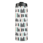 Bürsten u. Tinten-Anschlag-Muster Thermosbecher (Vorderseite)