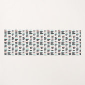 Bürsten u. Tinten-Anschlag-Muster Yogamatte (Vorderseite (Horizontal))