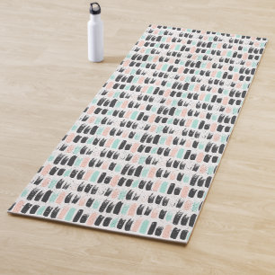Bürsten u. Tinten-Anschlag-Muster Yogamatte