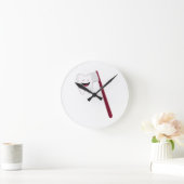 Bürsten-Zähne Runde Wanduhr (Zuhause)