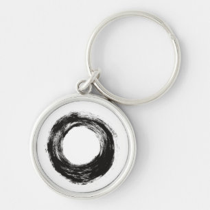 Bürstenanschlag-Kreisbeschaffenheit Schlüsselanhänger