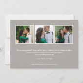 Bürstenarme, EDITABLE-FARBE-Save the Date-Karte Einladung (Rückseite)