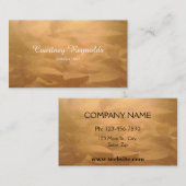 Bürstenbehaftete Copper-Visitenkarten Visitenkarte (Vorne/Hinten)