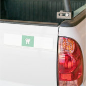 Bürstende Zahnbürste des glücklichen Autoaufkleber (Auf Lkw)