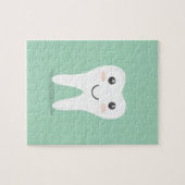 Bürstende Zahnbürste des glücklichen Puzzle (Horizontal)