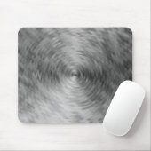 Bürstenmetall aus Silvery Steel Metallic Abstrakt Mousepad (Mit Mouse)