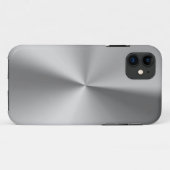 Bürstenmetall Case-Mate iPhone Hülle (Rückseite (Horizontal))