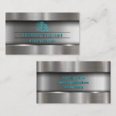 Bürstenschlüssel in Handmetallbürsten Visitenkarte (Vorne/Hinten)