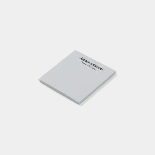 Bürstet Silber Retro Fette Serifenschreibtisch Nam Post-it Klebezettel