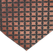 BÜRSTETEN SCHWARZER MARMOR CIRCLES3 U. KUPFER KURZER TISCHLÄUFER (Ecke)