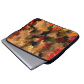 Burstierende Blume...... Laptopschutzhülle (Vorne Knopf)