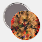 Burstierende Blume...... Magnet (Vorderseite/Rückseite)