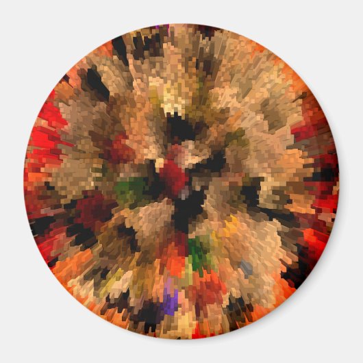 Burstierende Blume...... Magnet (Vorne)