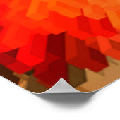 Burstierende Blume...... Poster (Ecke)