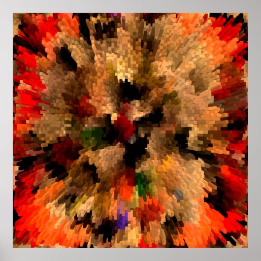 Burstierende Blume...... Poster (Vorne)