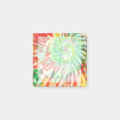 Bursting der mehrfarbigen Gefärbte Krawatte Post-it Klebezettel (Vorderseite)