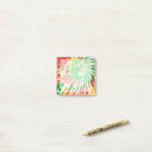 Bursting der mehrfarbigen Gefärbte Krawatte Post-it Klebezettel (Auf Schreibtisch)