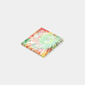 Bursting der mehrfarbigen Gefärbte Krawatte Post-it Klebezettel (angewinkelt)