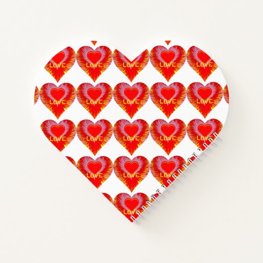 Bursting Heart Notizblock (Rückseite)