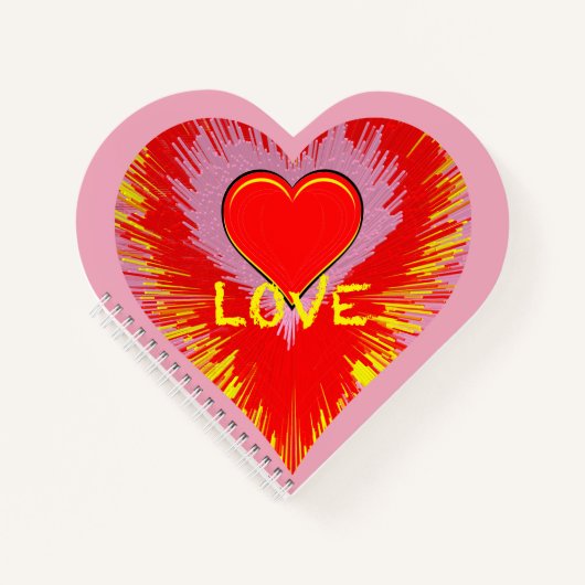 Bursting Heart Notizblock (Vorderseite)