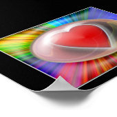 Bursting Heart Poster (Ecke)