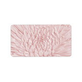 Bursting Joy Embossed Floral Wedding oder General Adressaufkleber (Vorne)