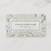 ©Bursting Joy/ Embossed like Floral Design Visitenkarte (Vorderseite)