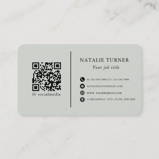 ©Bursting Joy/ Embossed like Floral Design Visitenkarte (Rückseite)