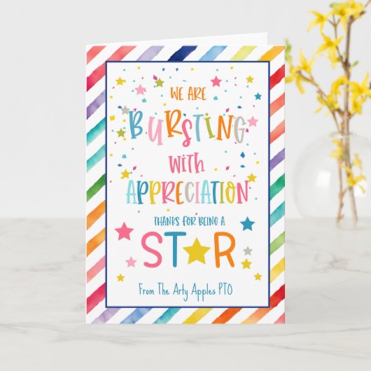 Bursting mit Wertungskarte Karte (Gelbe Blume)